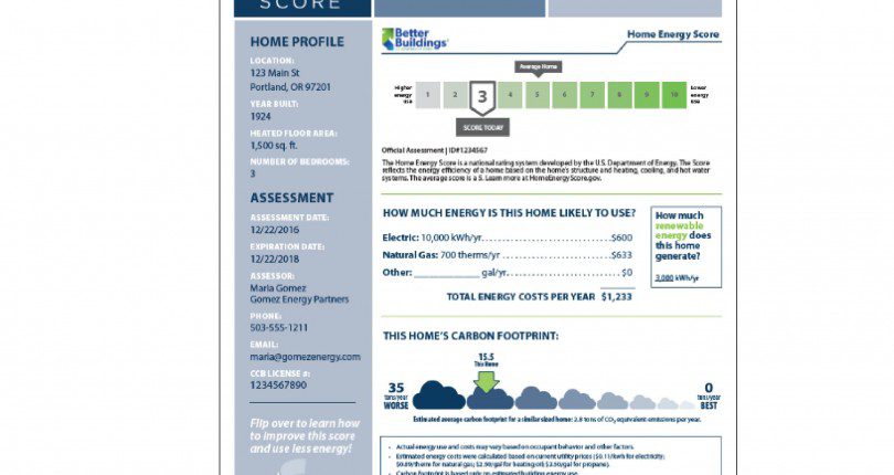 FAQ/HES HOME ENERGY SCORE BUYER AND SELLER ADVISORY