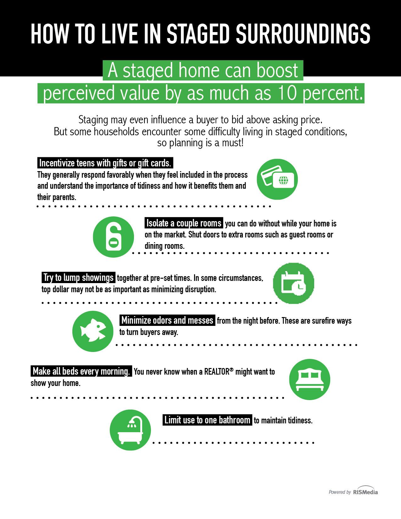 How to Live in a Staged Home While Home is For Sale