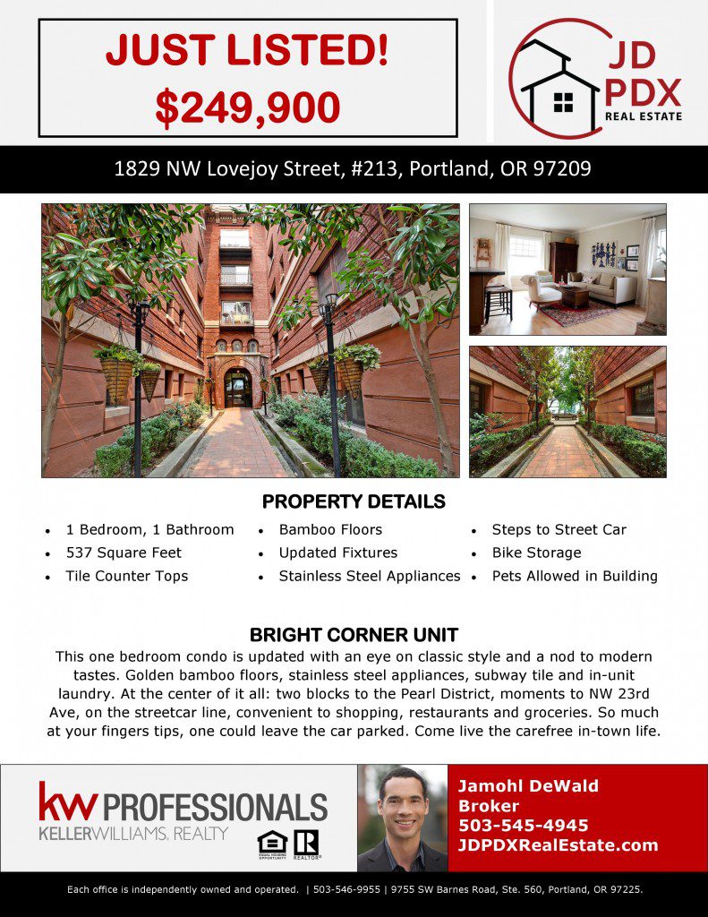 Coming Soon JD PDX Real Estate