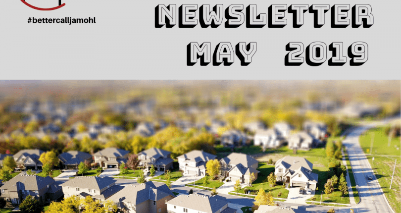 May 2019 Newsletter