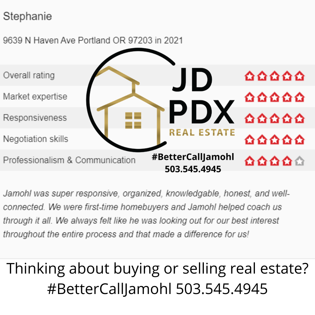 Testimonials JD PDX Real Estate
