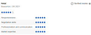 Hetal Testimonial JD PDX Real Estate