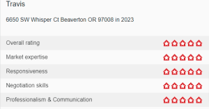 Travis Review Stars JD PDX Real Estate