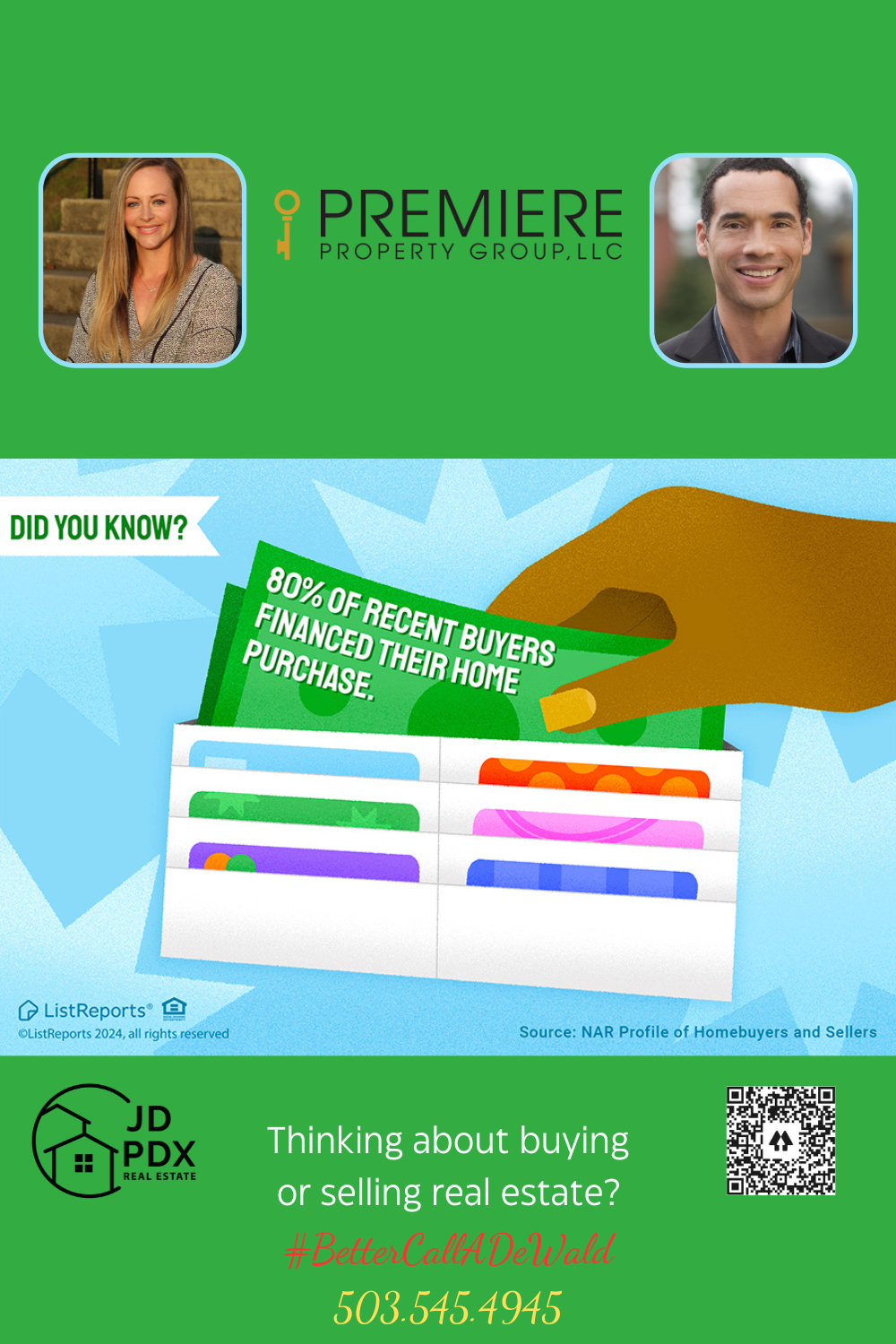 80% of Homebuyers Financed Their Home